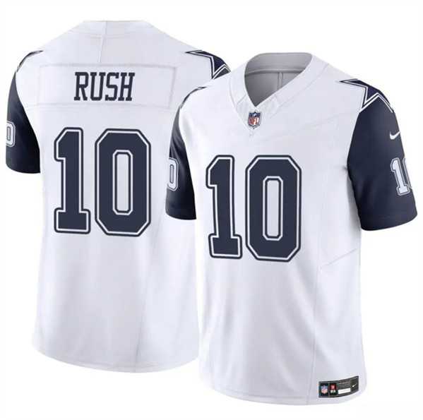 Men & Women & Youth Dallas Cowboys #10 Cooper Rush White 2023 F.U.S.E. Vapor Untouchable Limited Stitched Jersey